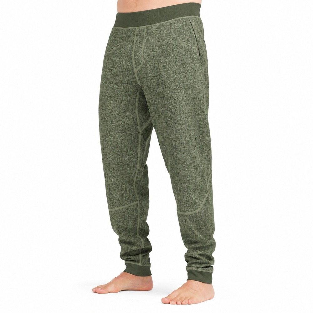 Dakine Liberator LW Pant Men's M Green Heather Fleece Joggers Ski Base Layer NWT